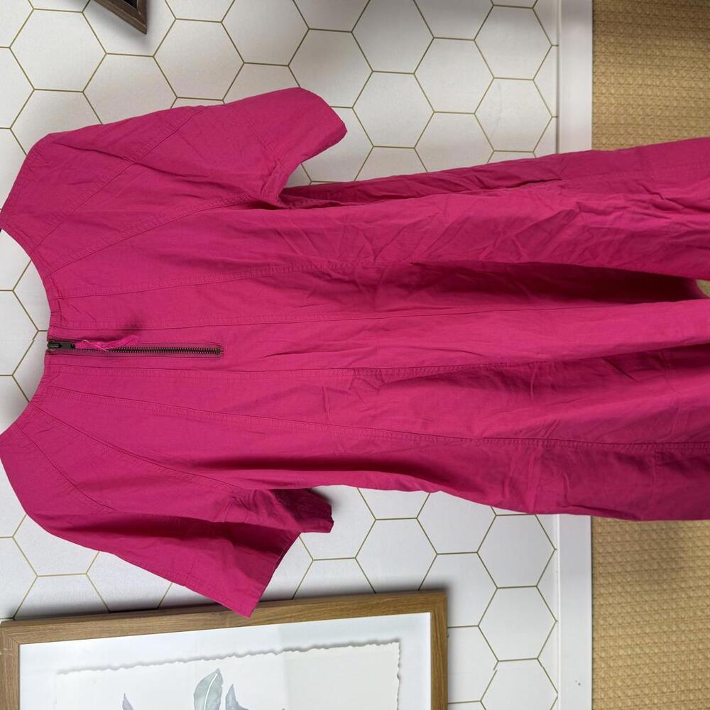 Free People Hot Pink Becca Style Zipper Back Mini Dress - Size - Small - Picture 4 of 8